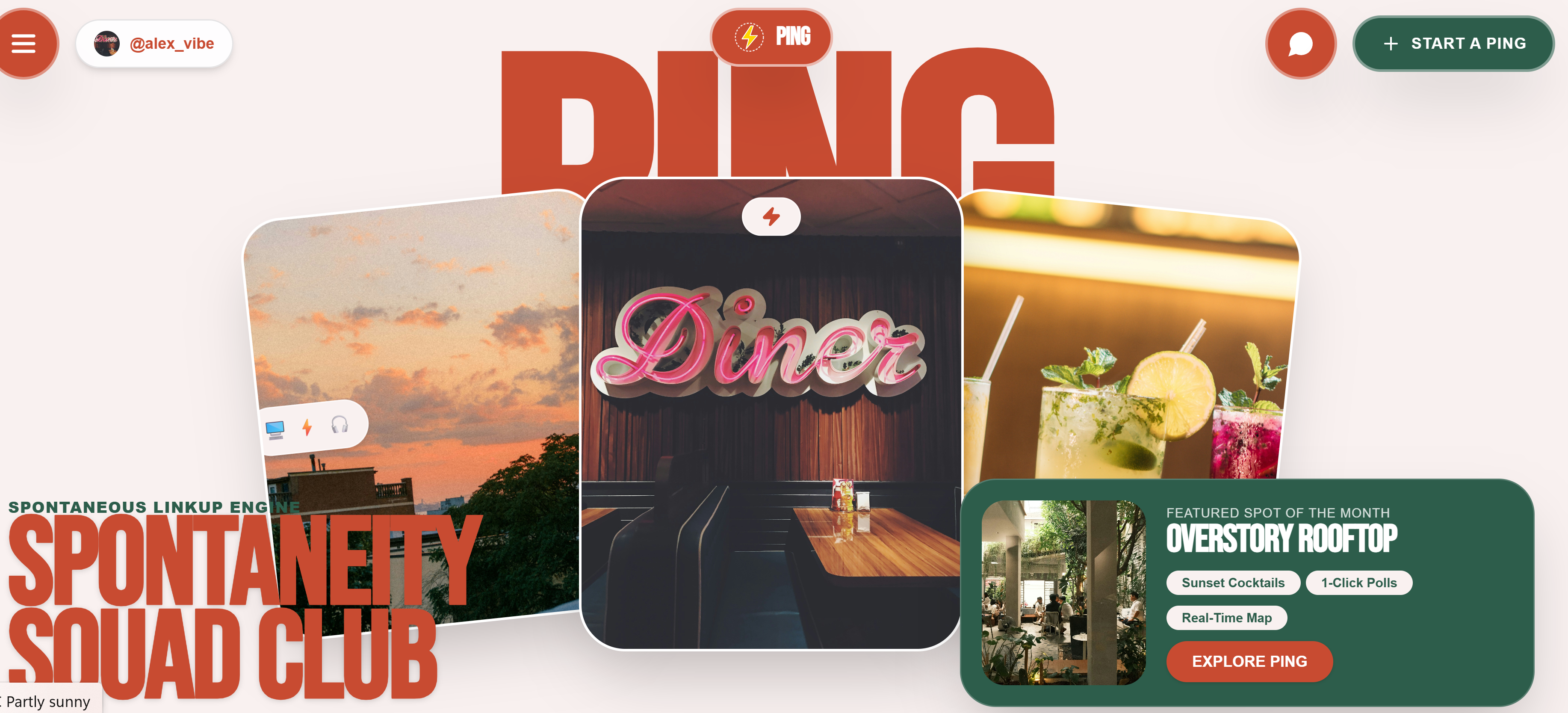 Ping Social Messaging UI & App Architecture
